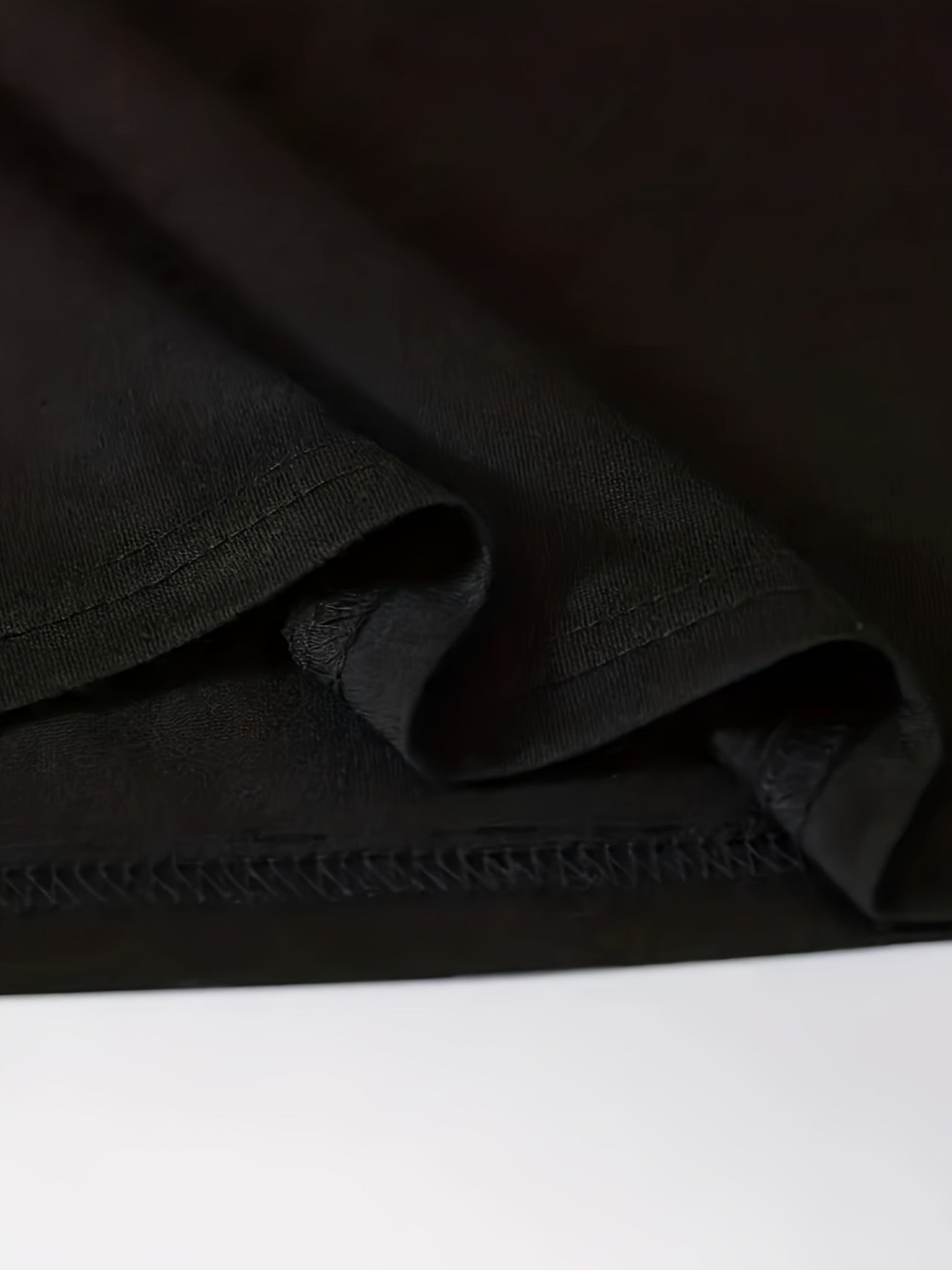 Arden Printed Black Tee
