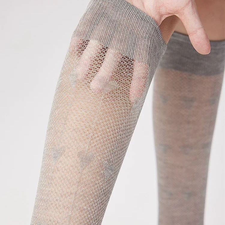 Celeste Heart Cutout Socks