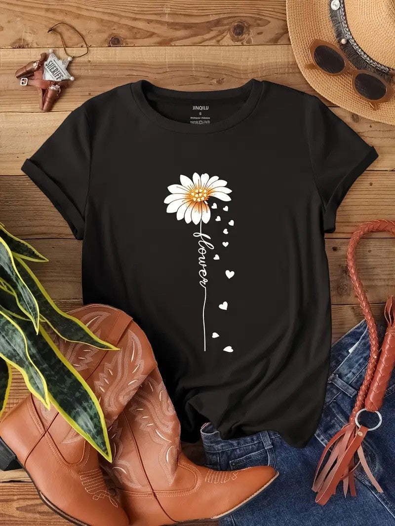 Vera Printed Illusion Tee