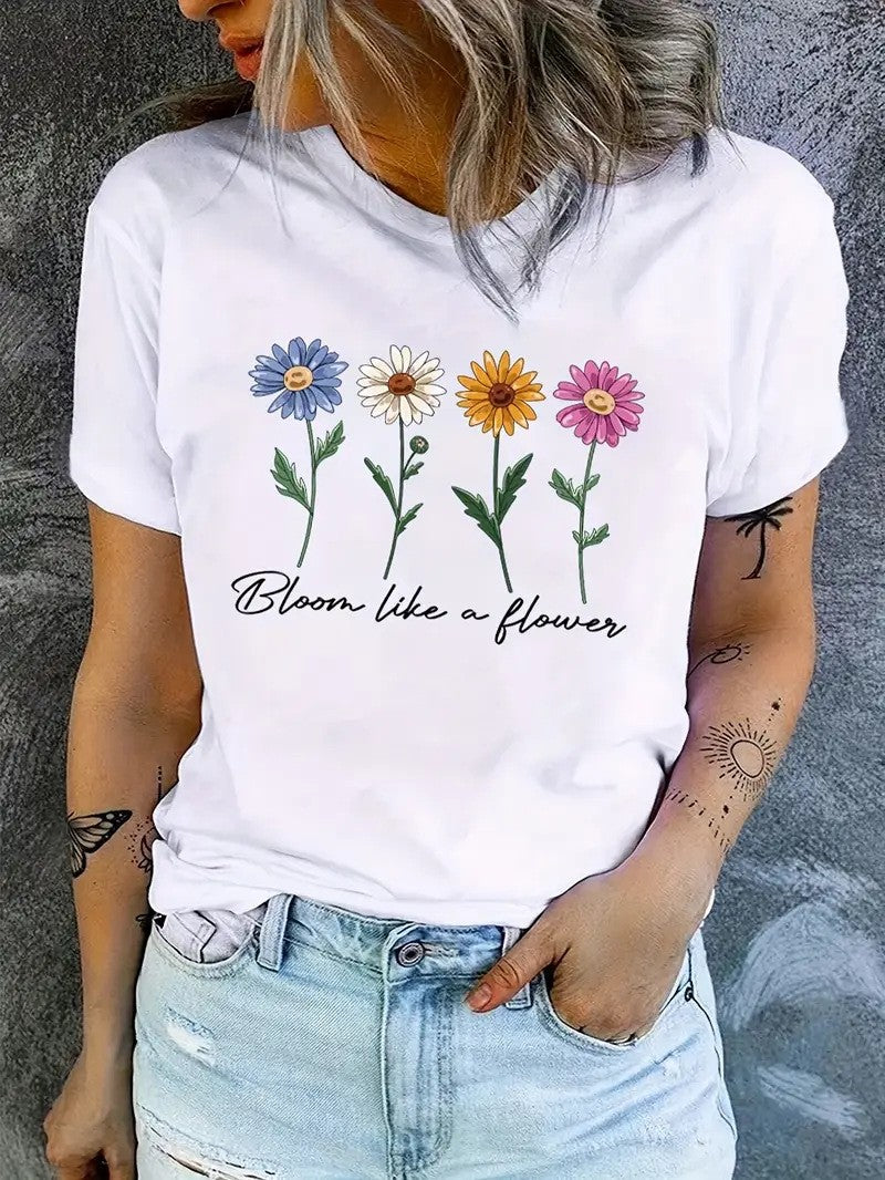 Vera Printed Illusion Tee