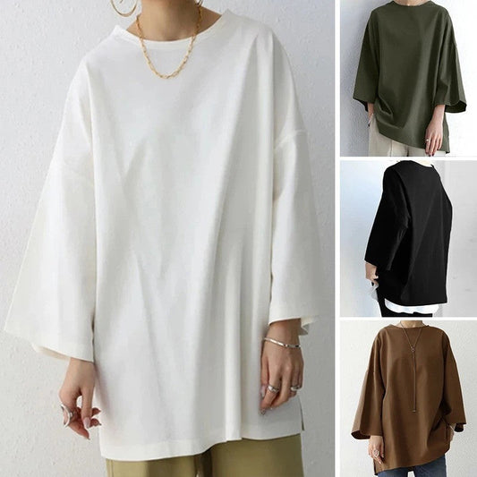 Mariel Split-Sleeve Long Top