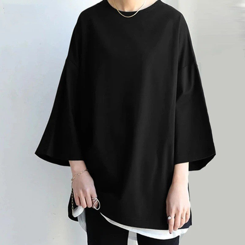 Mariel Split-Sleeve Long Top