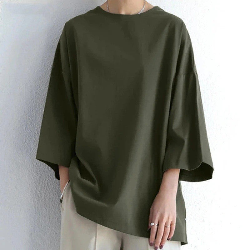 Mariel Split-Sleeve Long Top