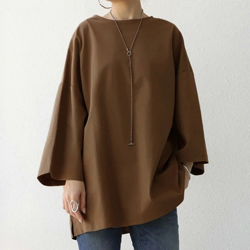 Mariel Split-Sleeve Long Top