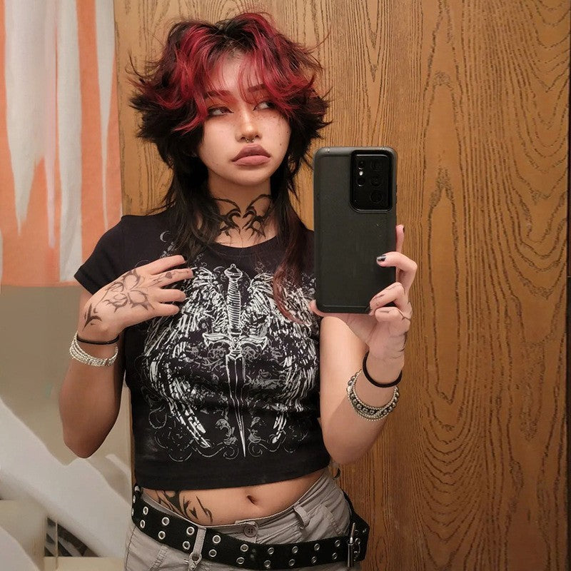 Noelle Retro Print Tee