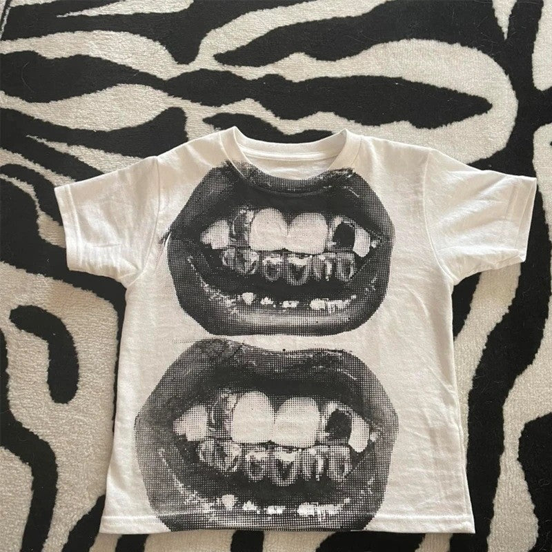 Noelle Retro Print Tee