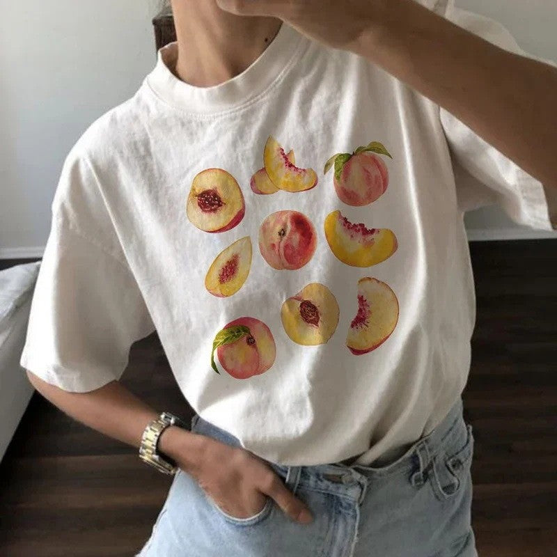 Noelle Retro Print Tee