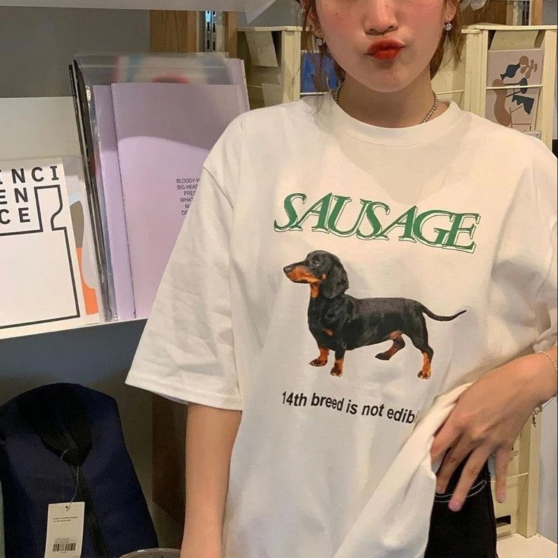 Noelle Retro Print Tee