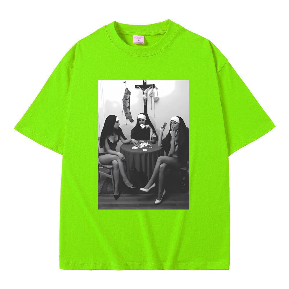 Rebel Nuns Graphic Meme Tee