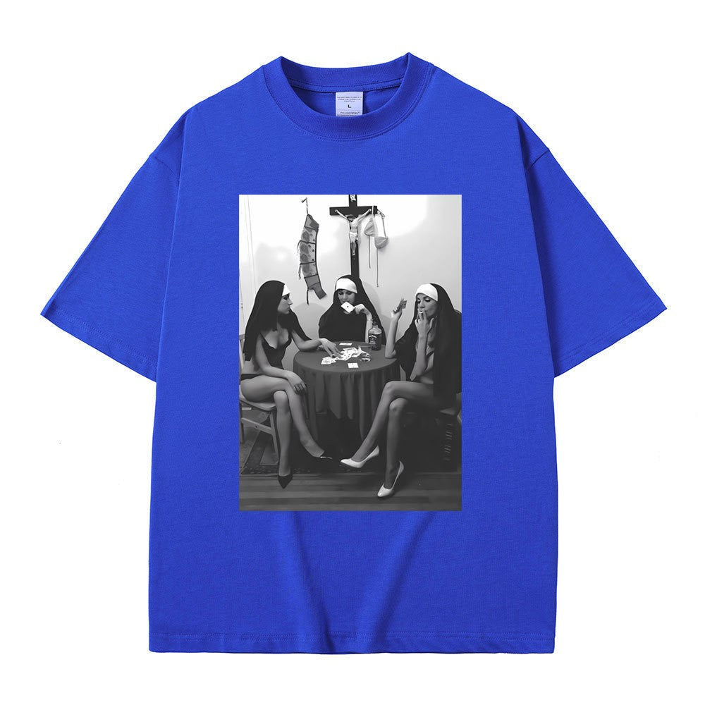 Rebel Nuns Graphic Meme Tee