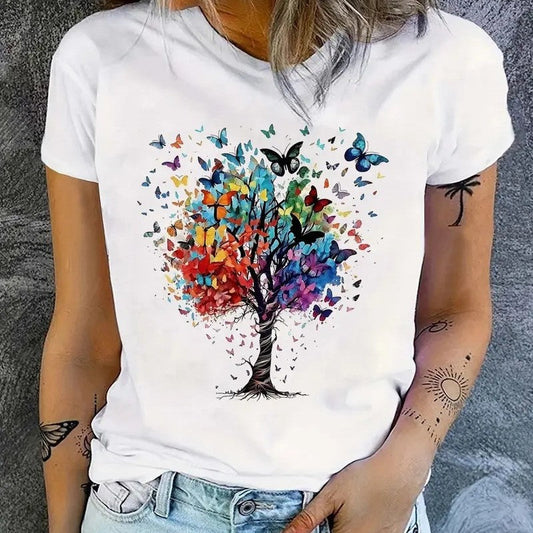 Vera Printed Illusion Tee