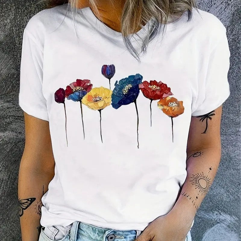 Vera Printed Illusion Tee